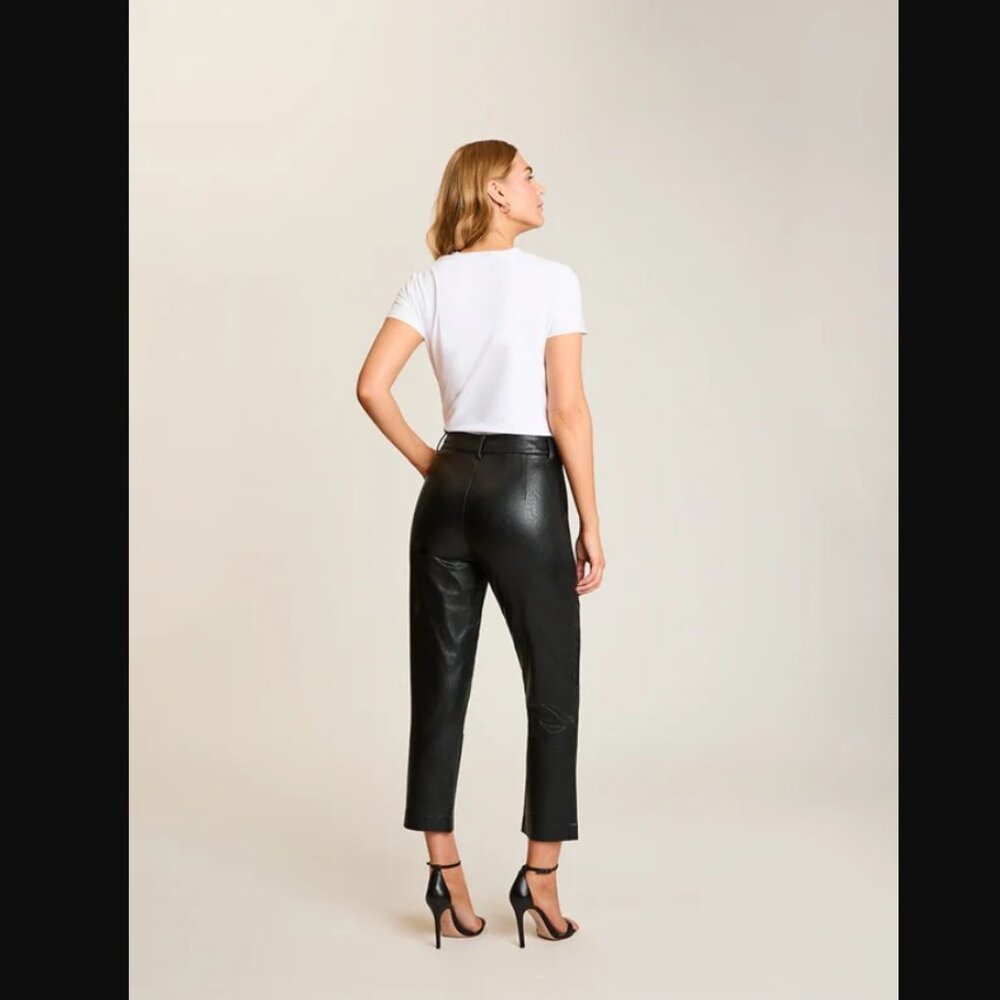 NWT Commando Faux Leather 7/8 Trouser in PINE size S